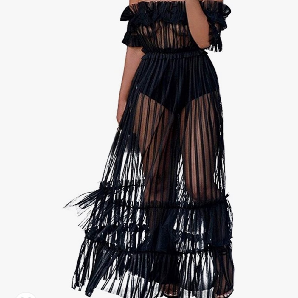 Sheer dress/ Swim Coverup